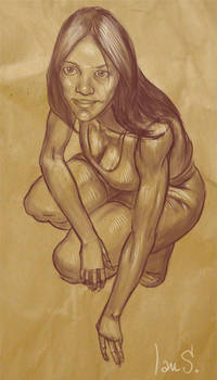 Kneeling Woman Sketch