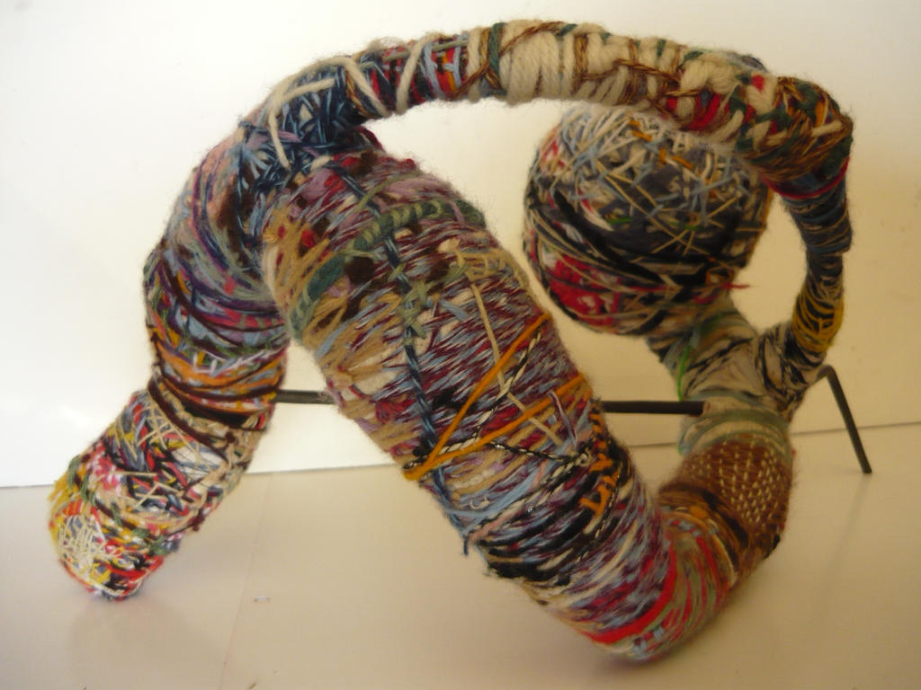 String Wool Object Wrapped sculpture, wool, cotton, string, wire 2010 by MyMelancholyPony ...