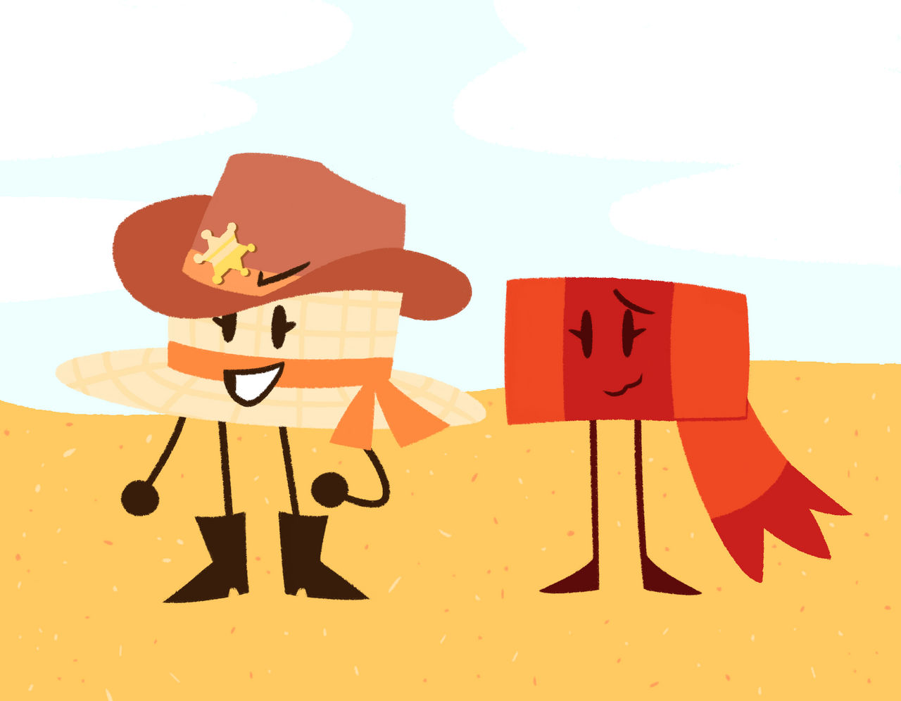 Sheref Sun Sheriff Sun Hat and Deputy Scarfy by redhead0004 on DeviantArt