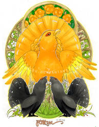 Golden Capercaillie by pentsu