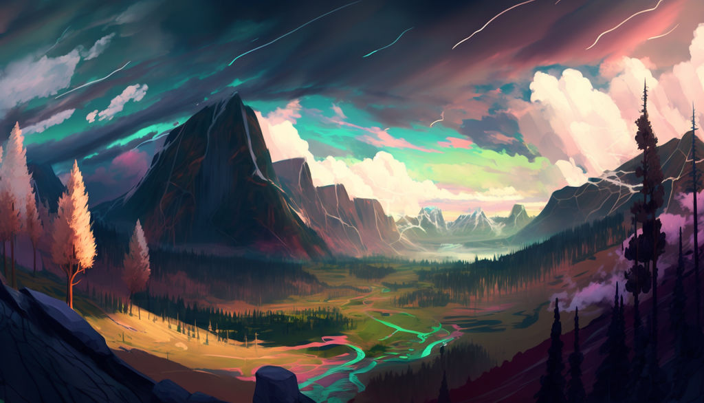 Vector landscape 2 by AngelForMe on DeviantArt