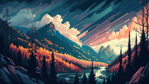 Vector landscape 6