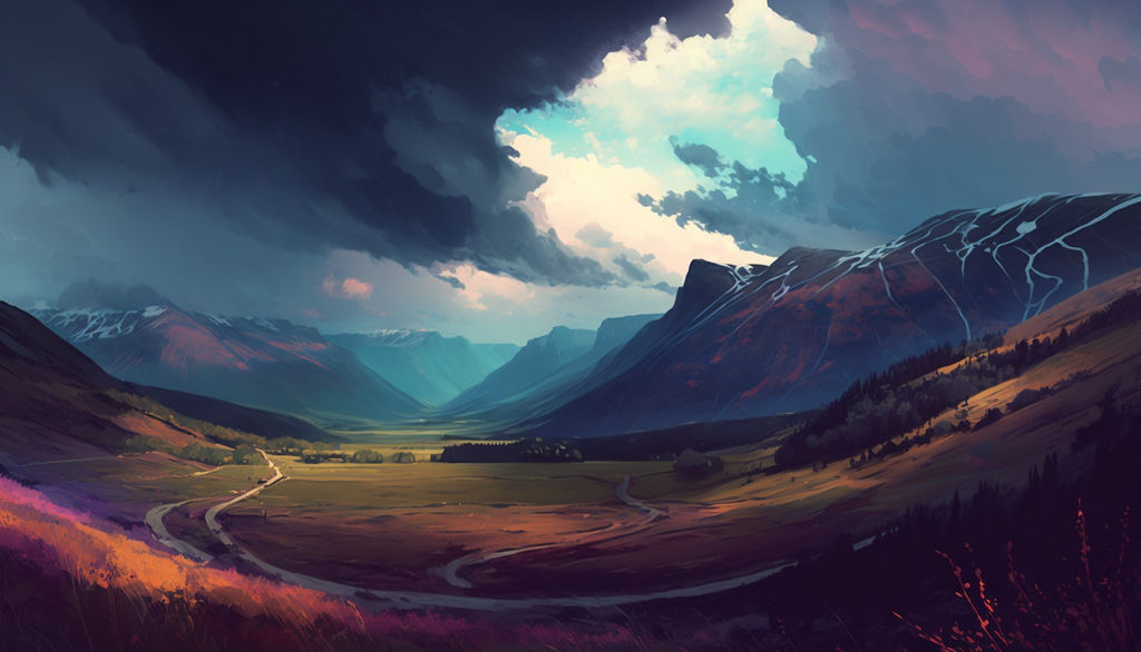 Vector landscape 4 by AngelForMe on DeviantArt