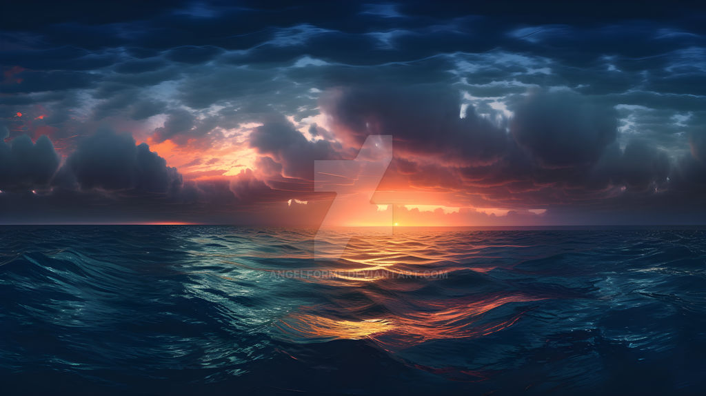 Deviantart Ocean Background Vector ocean 1 by AngelForMe on DeviantArt