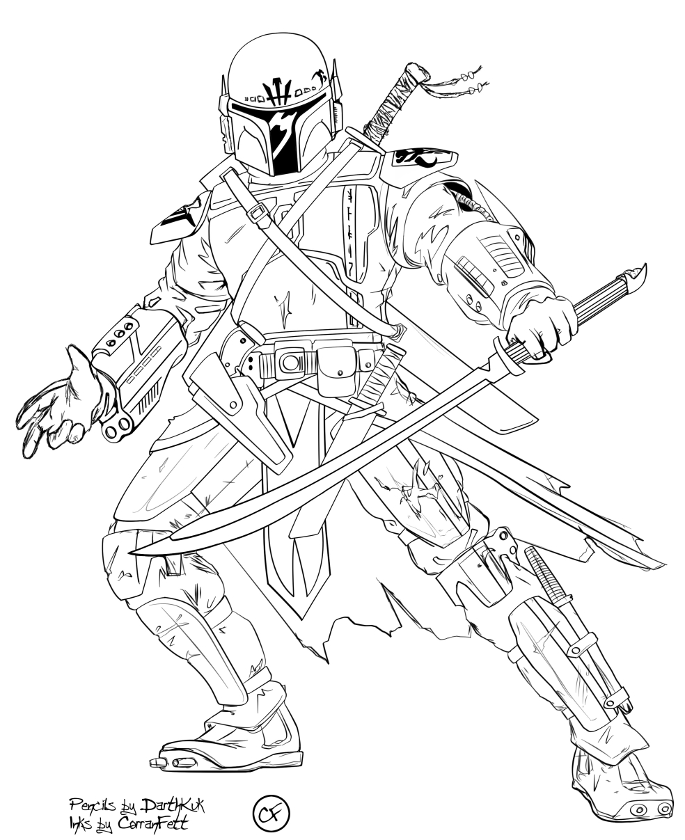 Gladus Tite, Mandalorian -inks