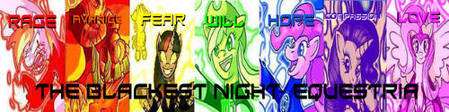 Lanterns of Equestria The Blackest Night Banner 4D