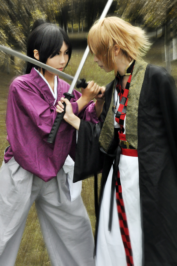 Hakuouki: Kazama Chikage+Hijikata Toshizo