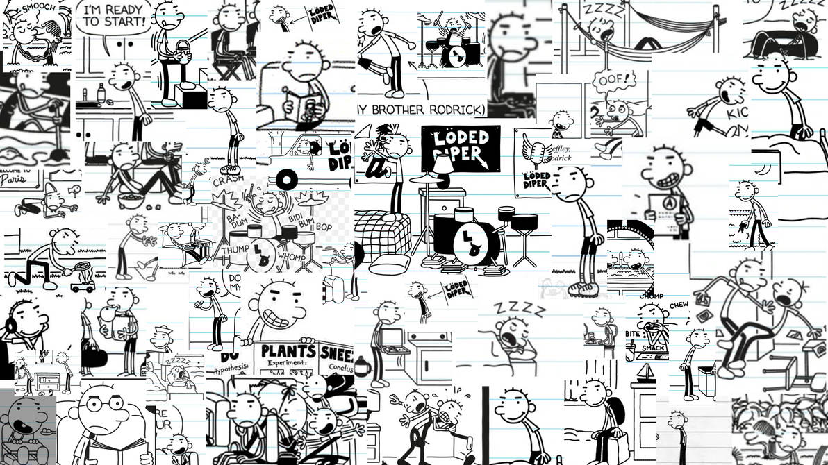 Rodrick Heffley Collage Wallpaper by Professionals1mp on DeviantArt