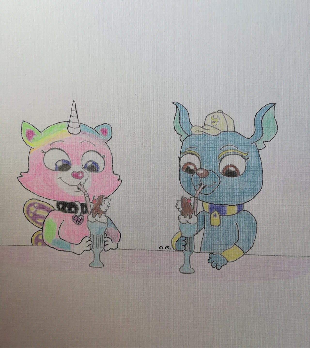 Felicity Vector Rbuk RBUK - Felicity and Miguel drink milkshakes by pink-purple-madness on ...