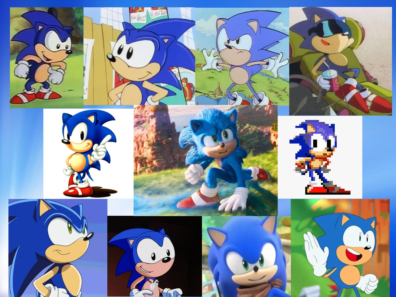 Sonic evolution, Sonic the Hedgehog