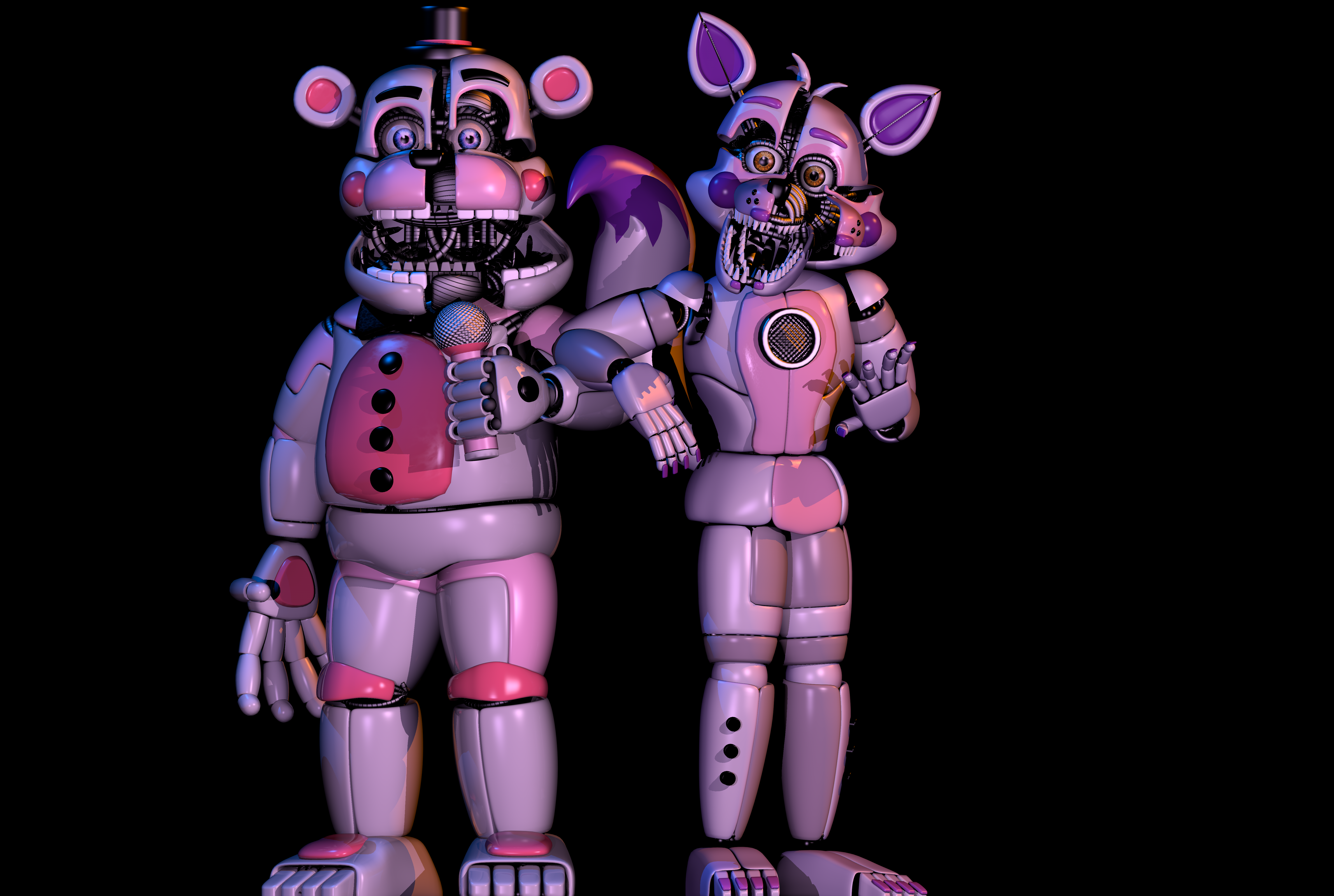 Toys Animatronics FNAF 2 by zueiroooooooooooo on DeviantArt