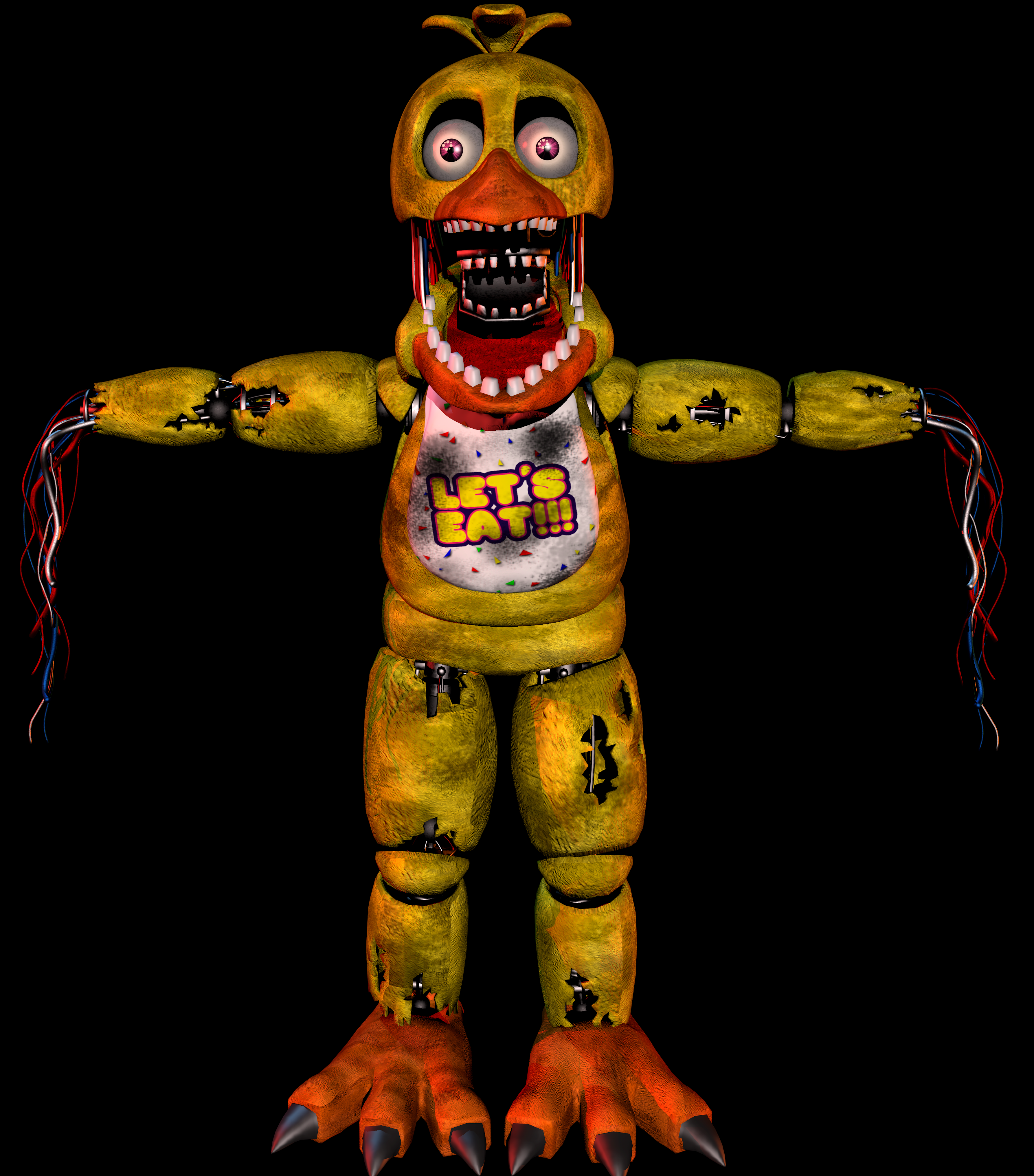 Withered Chica UCN Icon by zueiroooooooooooo on DeviantArt