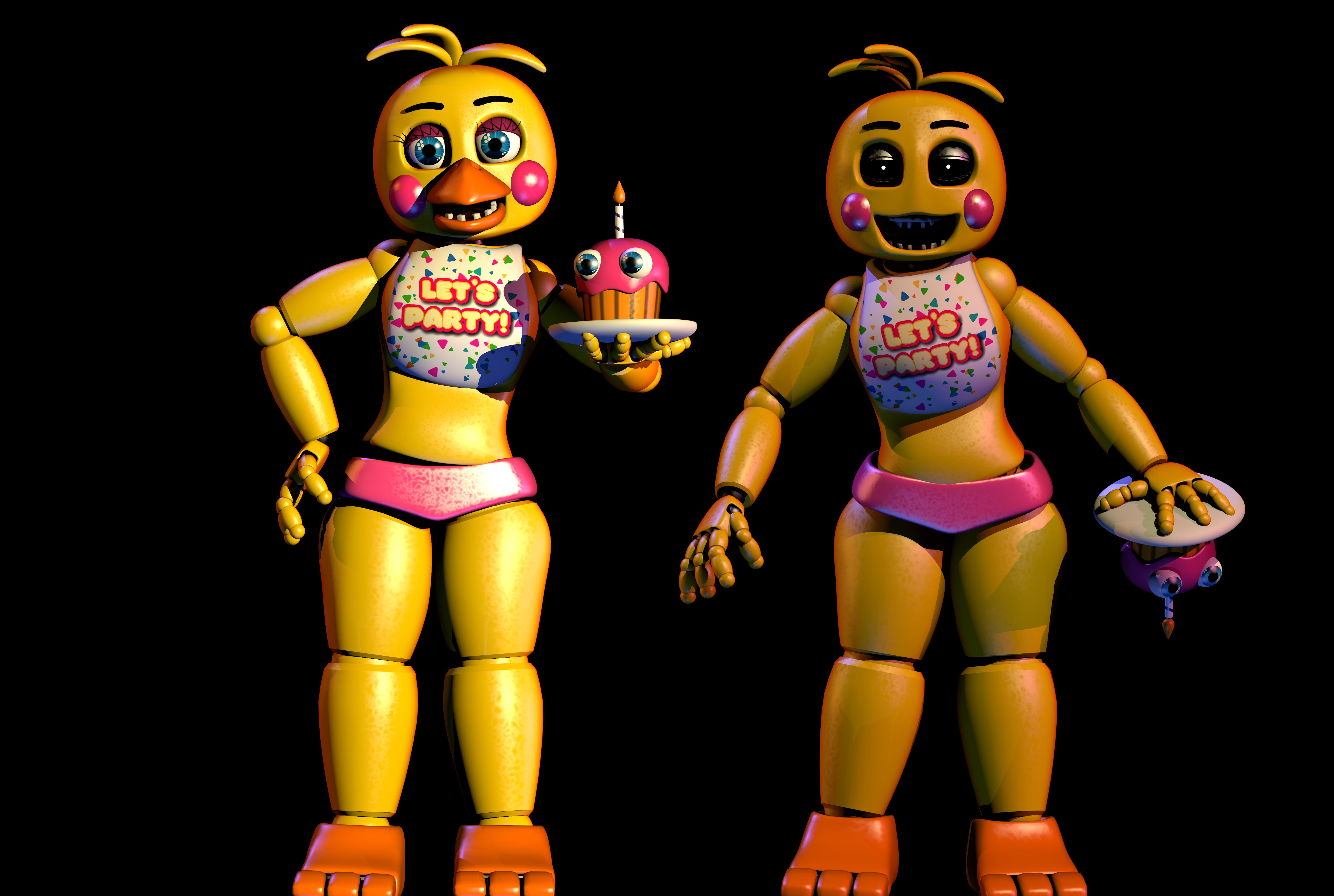 Fnaf Ucn Funtime Chica Jumpascare by zueiroooooooooooo on DeviantArt