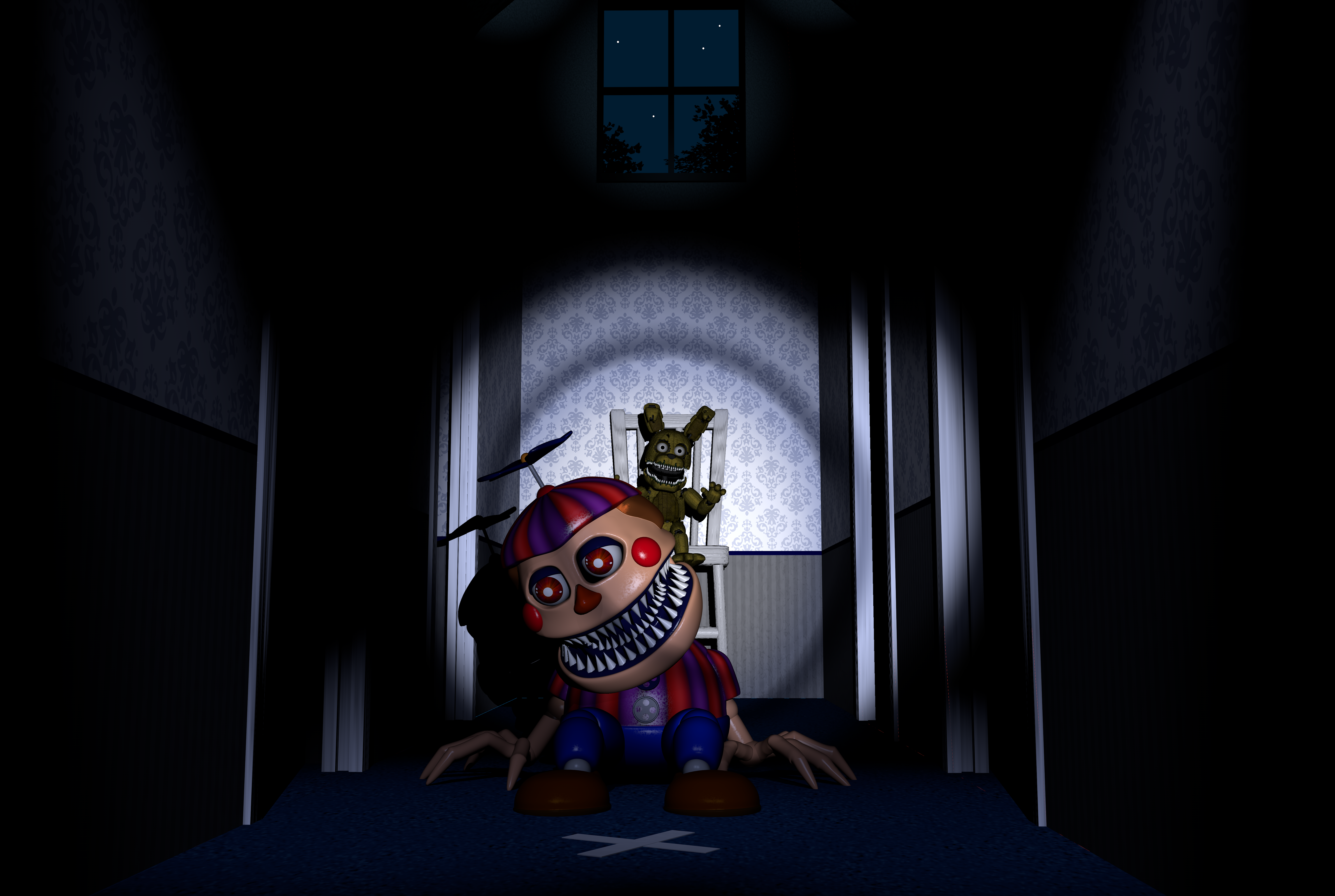 Nightmare Phamtom Freddy in FNaF 3! by RealZBonnieXD on DeviantArt