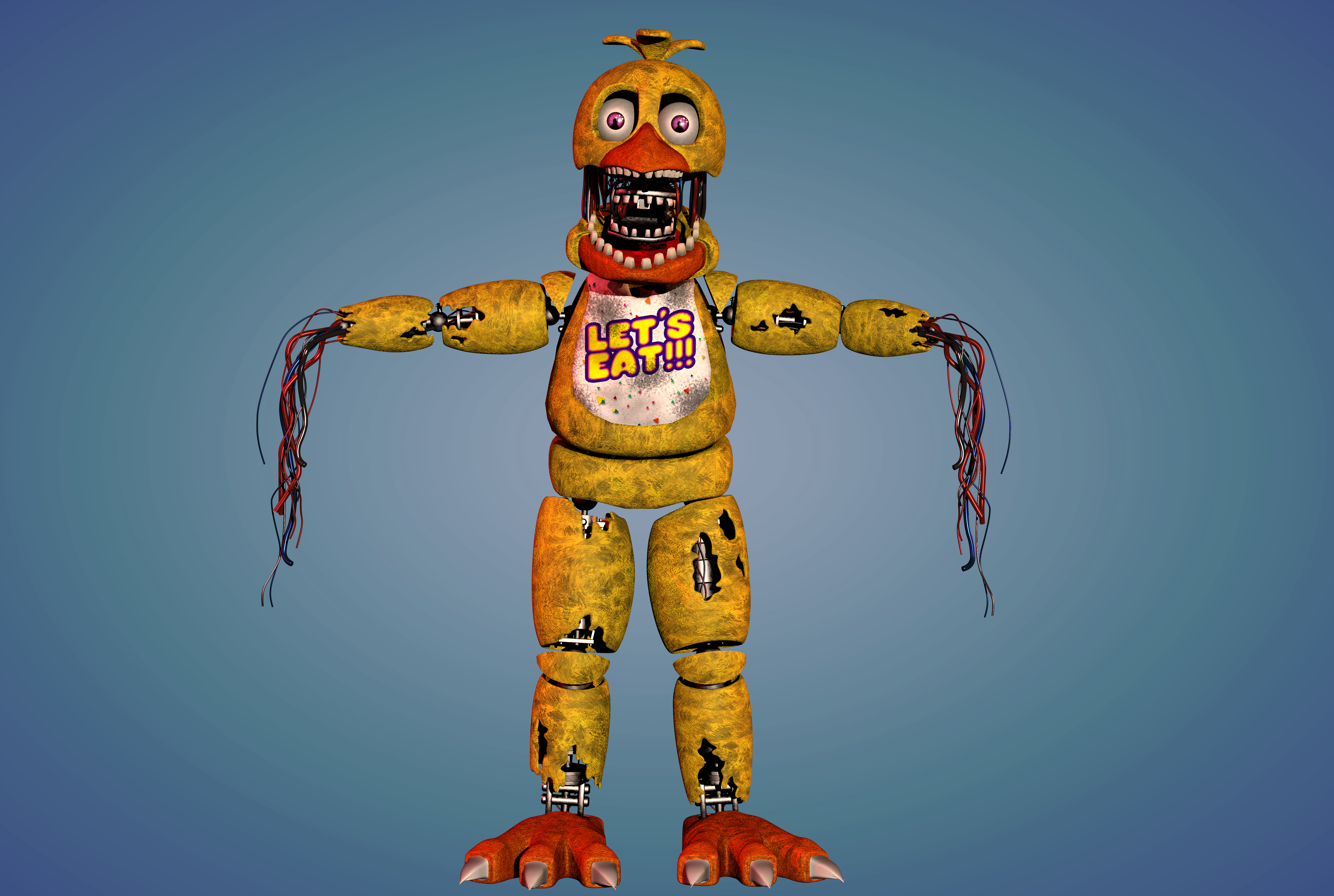 Withered Chica UCN Picture by Fireworked62 on DeviantArt