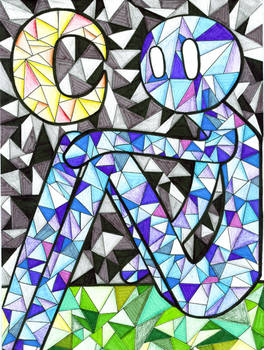 Stained Glass Man