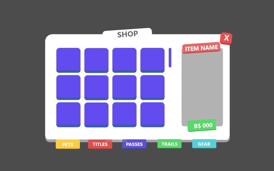 Shop Texture Ui Shop UI Commission by Fryatoob on DeviantArt