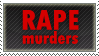 Stamp RAPE MURDERS