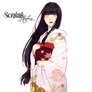 Hinata In A Kimono By Sk