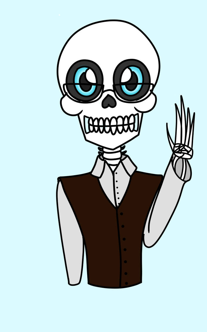 My skeleton oc Alan by silveranddeath on DeviantArt