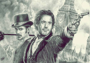 Sherlock Holmes by bazoli