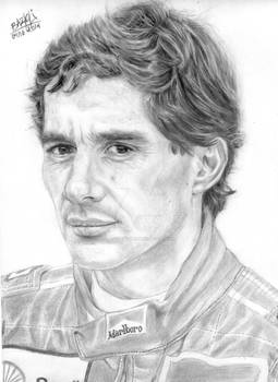 Ayrton Senna by Bazoli