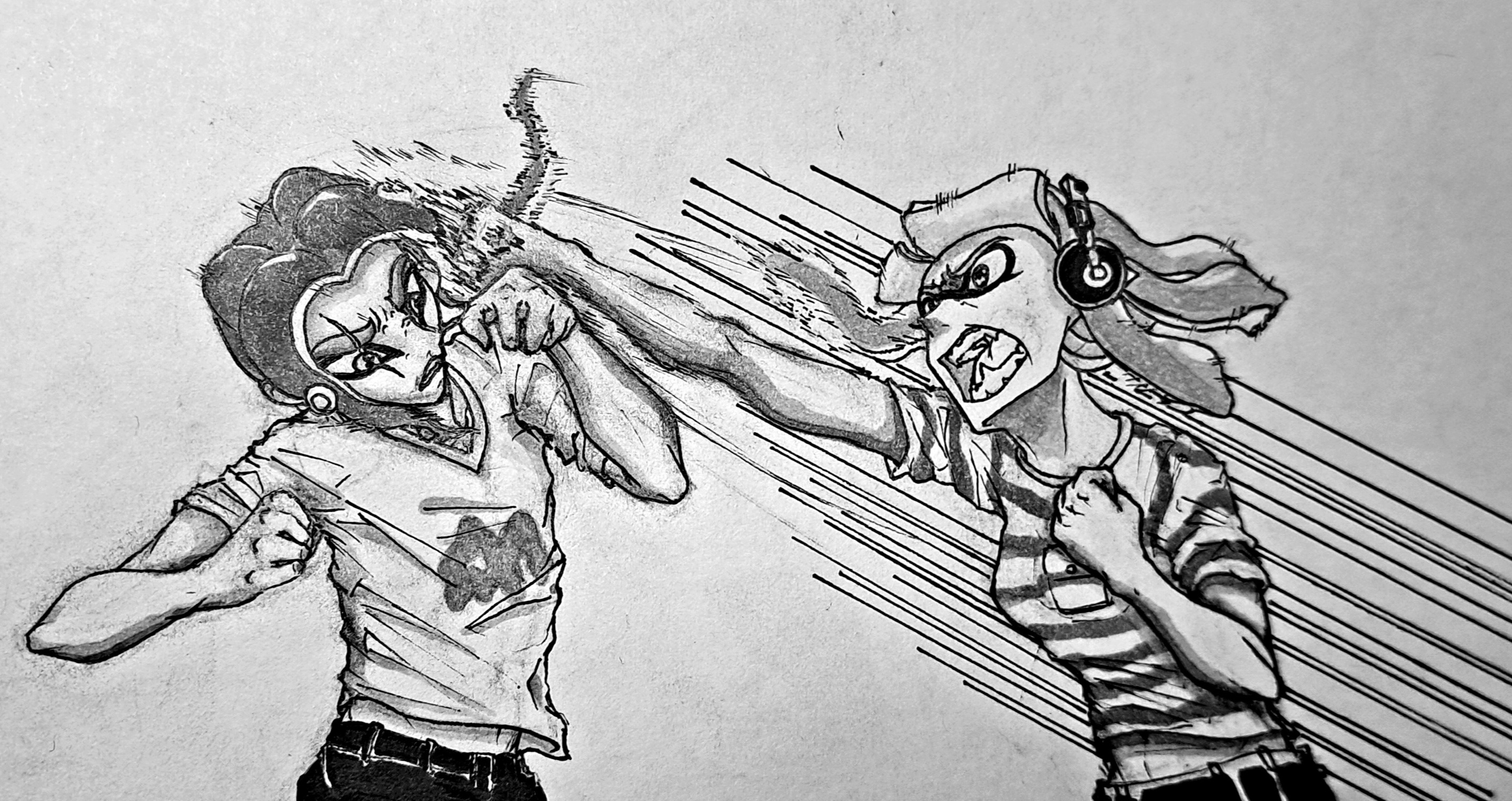 Splatoon Hand Stretch Splatoon hand to hand! by NeverCrow on DeviantArt
