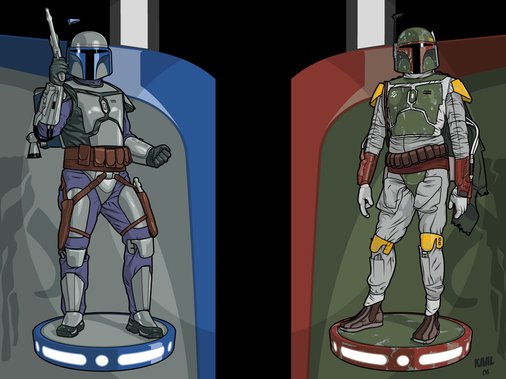 Jango and Boba Wallpaper