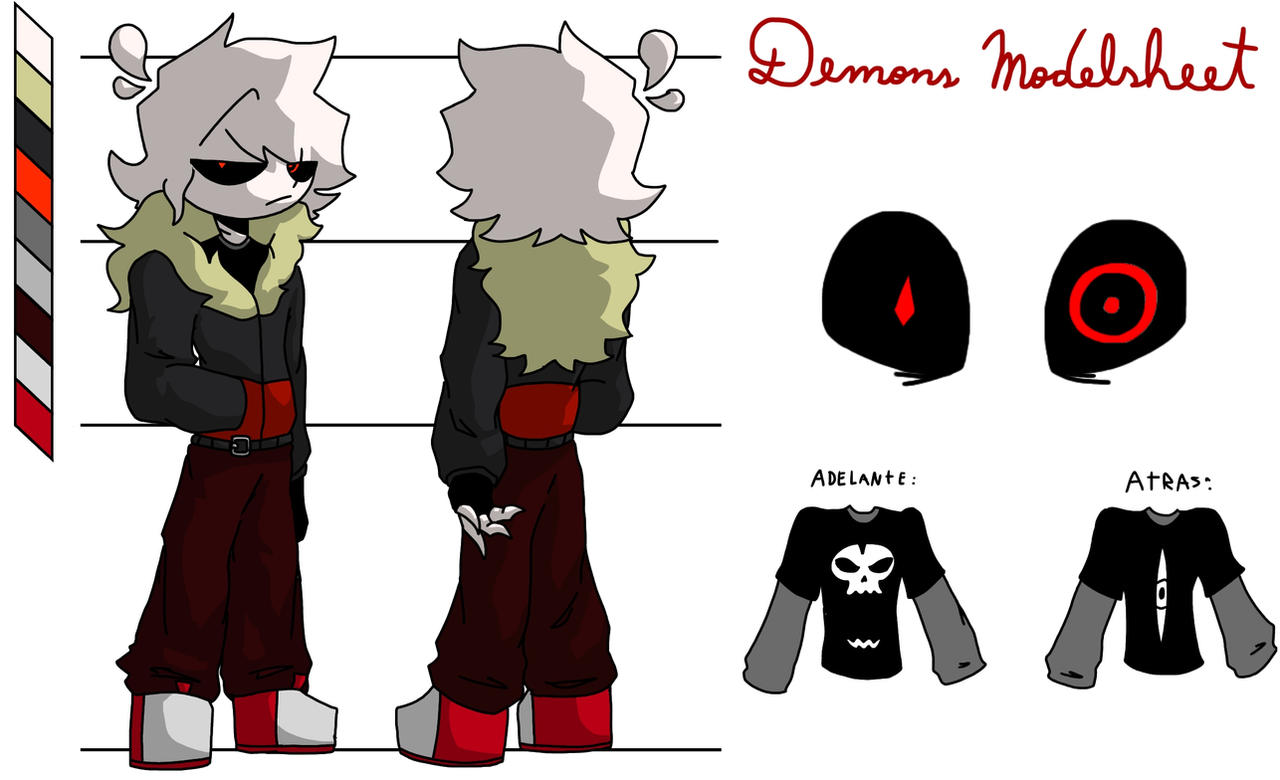 Internet Http Demon Model Demons Modelsheet by ElDemonsxD on DeviantArt