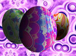 Psychedelic Easter Eggs by heavenriver
