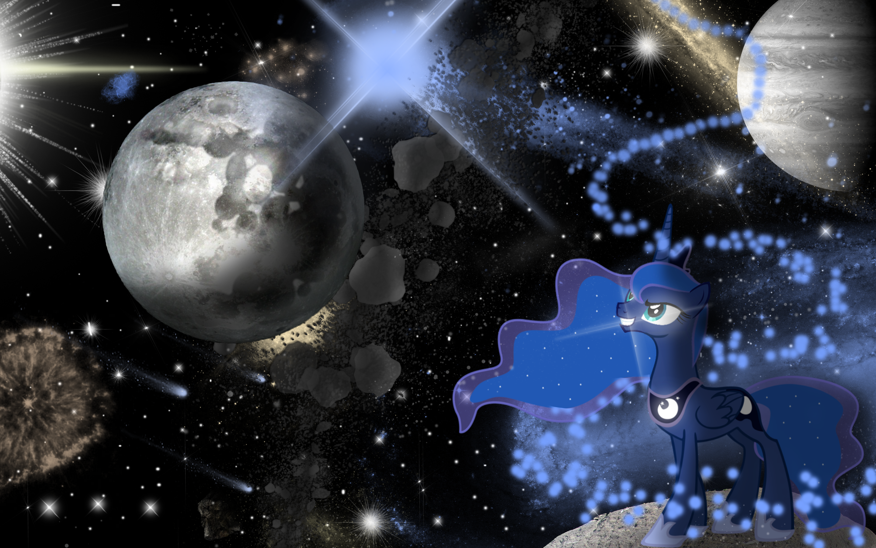 Luna Spacey Wallpaper