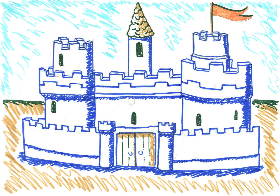 Castel Drawable Castle by poznah on DeviantArt