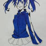 Marker and Blue Pen Ene