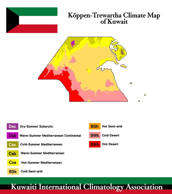 Solar Proxima ~ Kuwait Koppen Climate (Outdated) by Coastalunion on ...