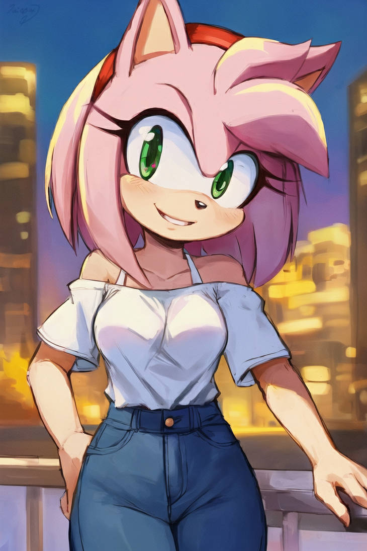 Amy Rose adult Imagine By JBoxJ24 On DeviantArt amy-rose-adult-imagine-by-jboxj24-on-deviantart