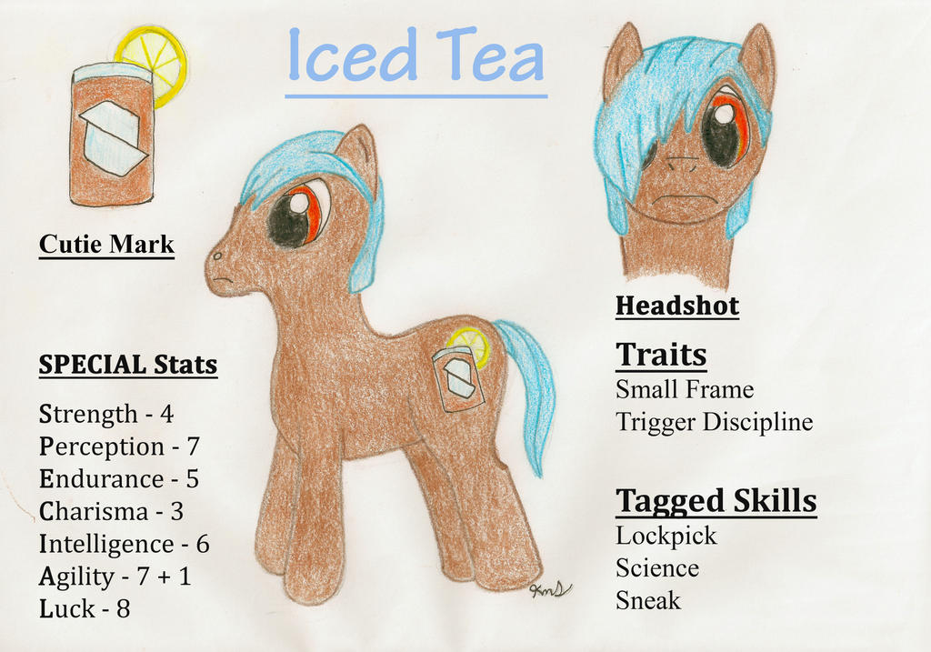 Fall Out Ice Tea Fallout Equestria: Parallels Iced Tea Reference by DreamVirusOmega on ...