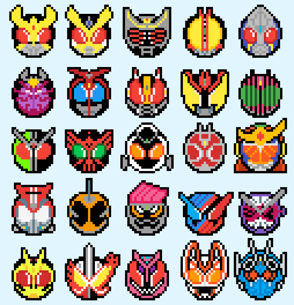 Camer Rider Kamen Rider Icons 2023 Edition by DreamVirusOmega on DeviantArt
