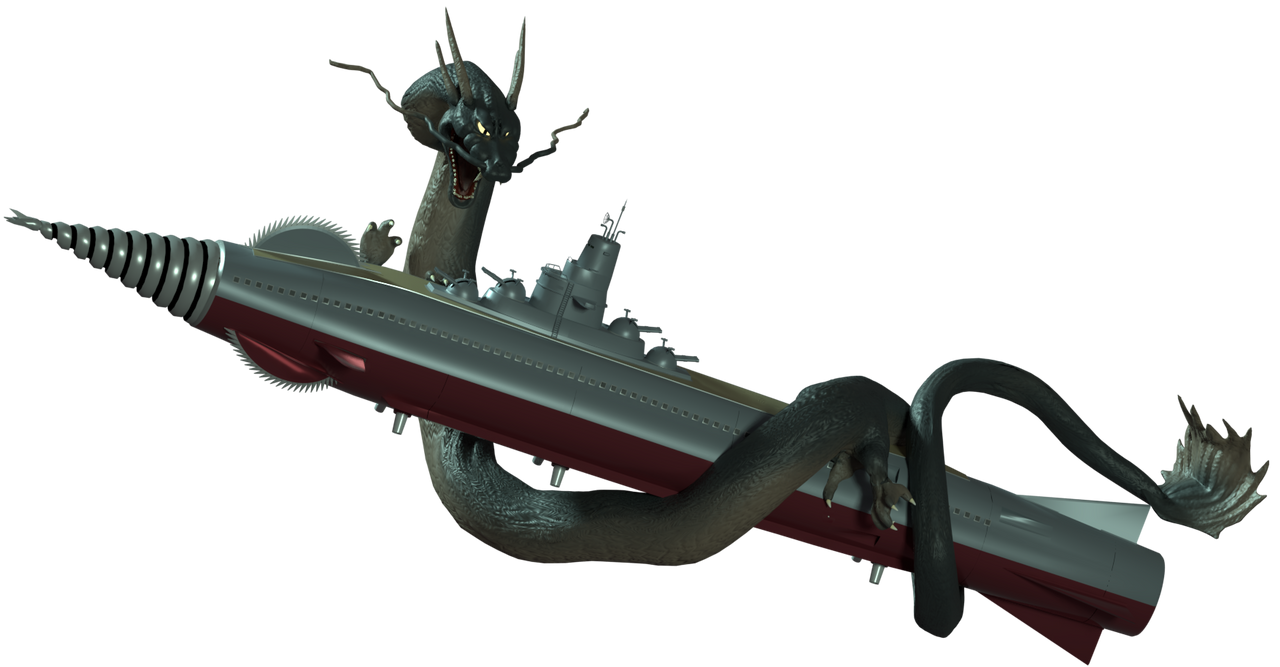 Manda Goth Manda 1963 and Gotengo Render by kaijuboi54 on DeviantArt