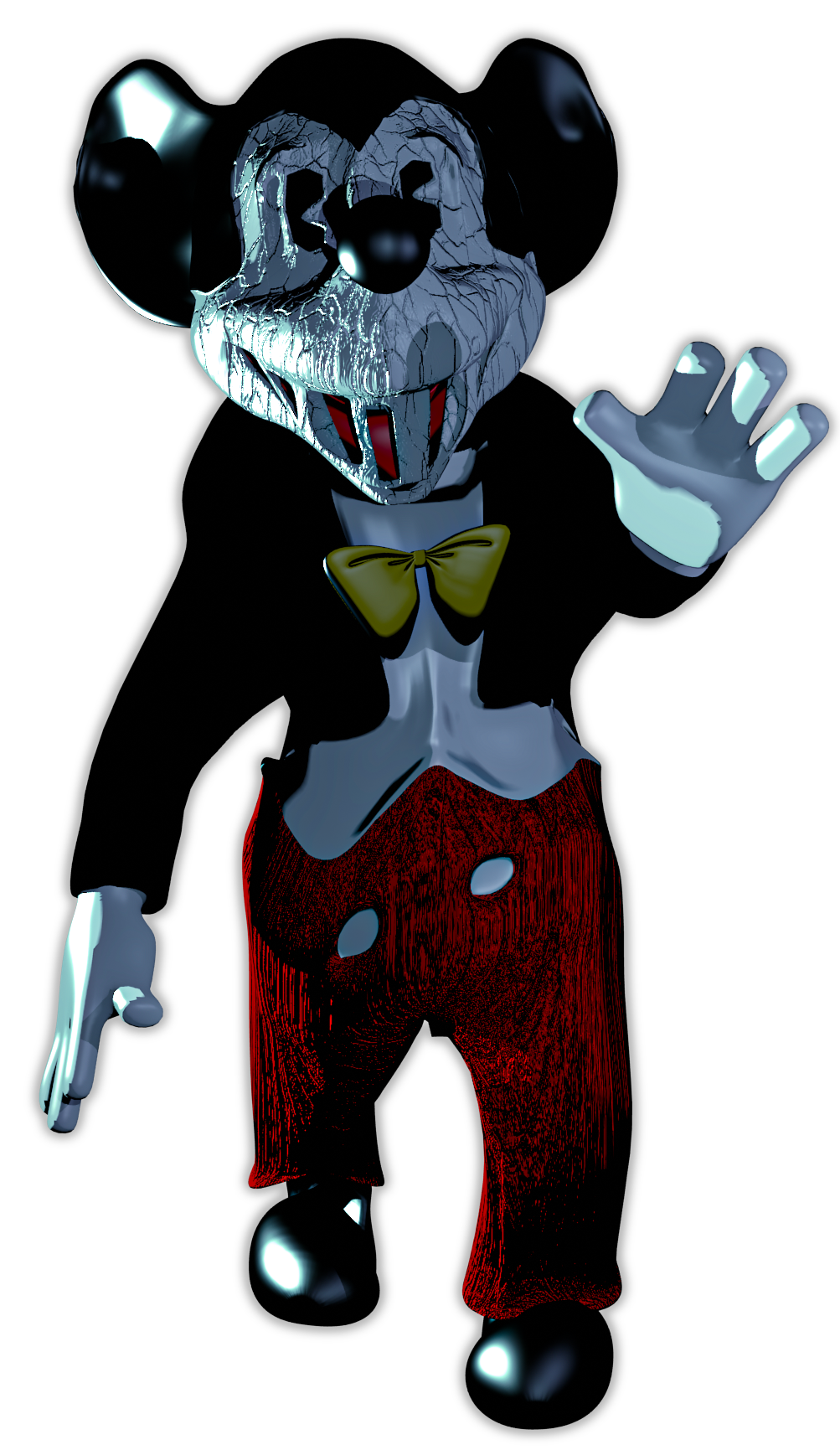 Smoldering Mickey 2023 render by kaijuboi54 on DeviantArt