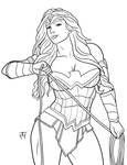 WW line art by Taynor-Hook