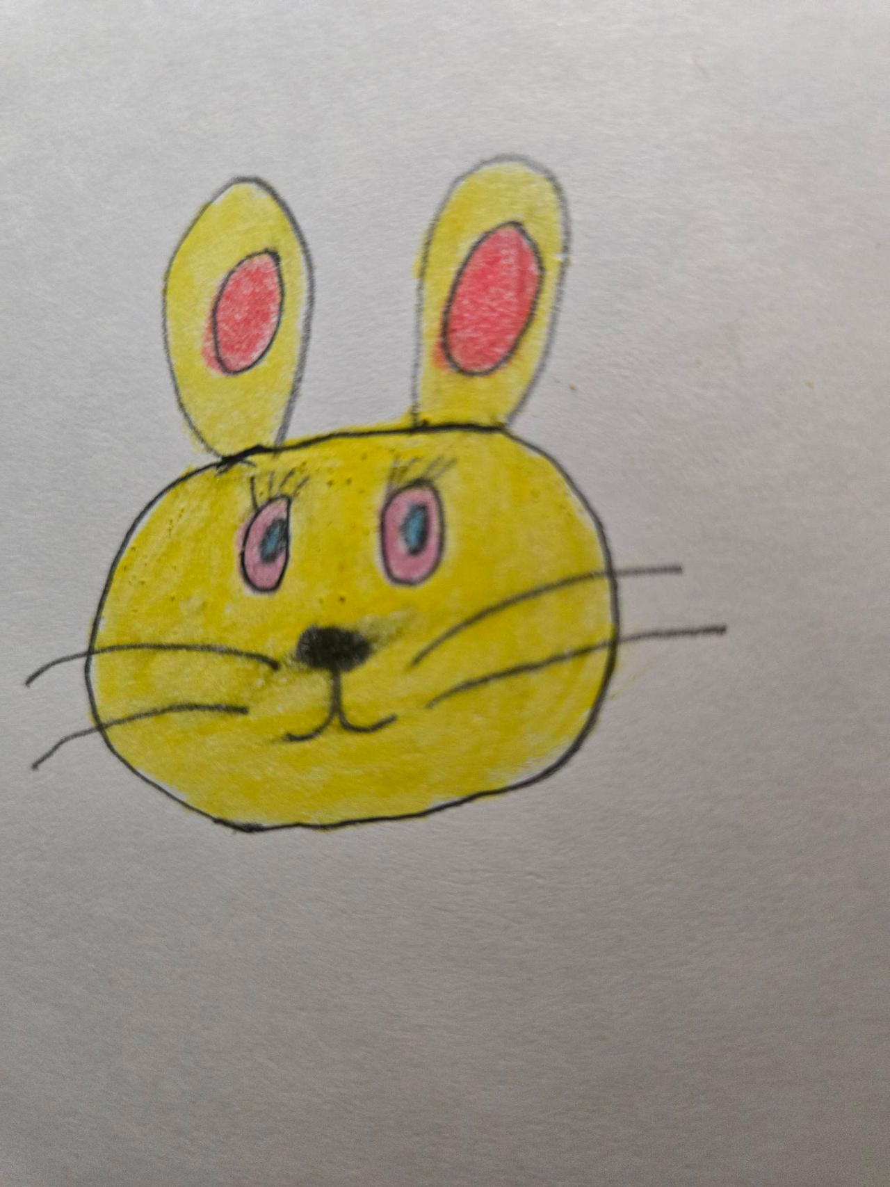 Yellow Bunny head by Zephyra-art on DeviantArt
