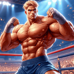 Big Buff Blond Boxer - ANIMATED (8)
