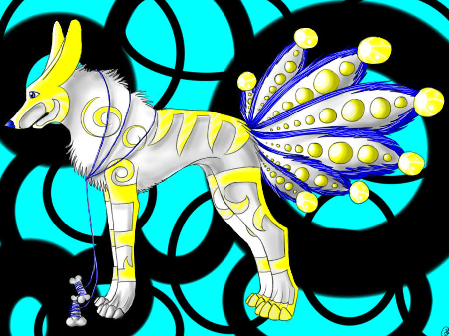aztec wolf?? by madwolf25 on DeviantArt