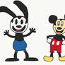 Oswald and Mickey - AT with TheOneAndOnlyEevee