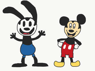 Oswald and Mickey - AT with TheOneAndOnlyEevee