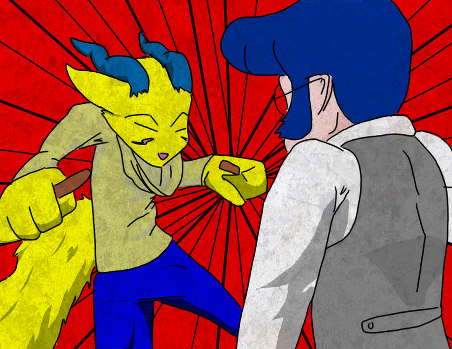 ROUND 3- FIGHT by rainkaimaramon on DeviantArt