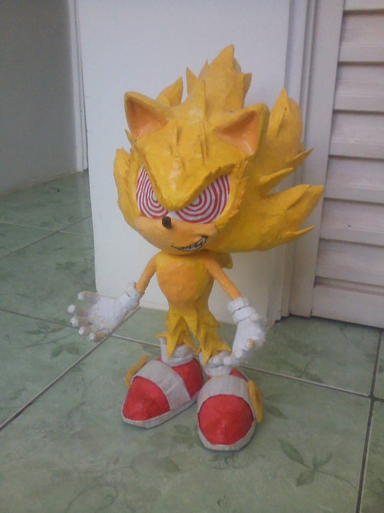 Fleetway super Sonic (Sonic) Custom Action Figure