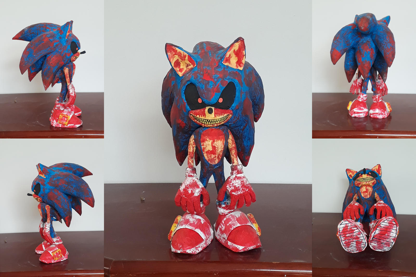 Sonic papercraft - Sonic Boom Version by augustelos on DeviantArt