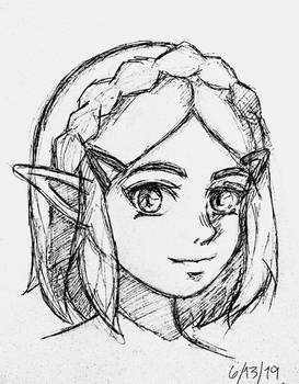 Short Haired Zelda Is Cute