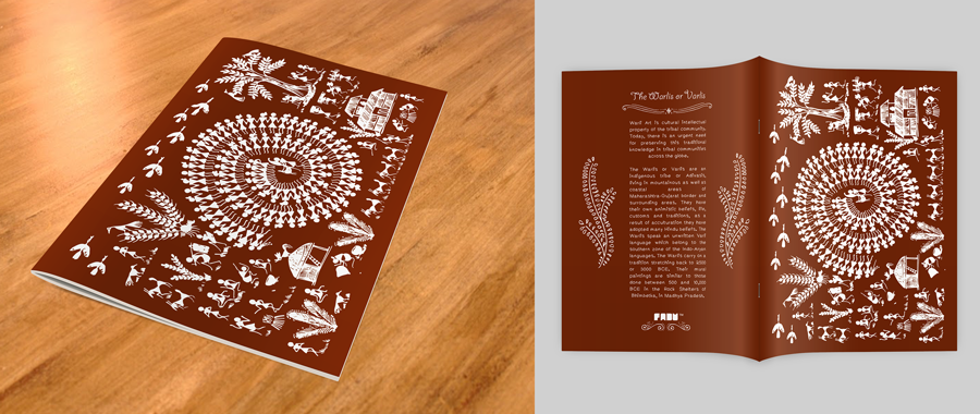 Warli Sketch Book Cover